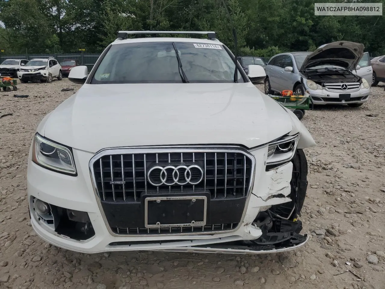 2017 Audi Q5 Premium VIN: WA1C2AFP8HA098812 Lot: 62738114