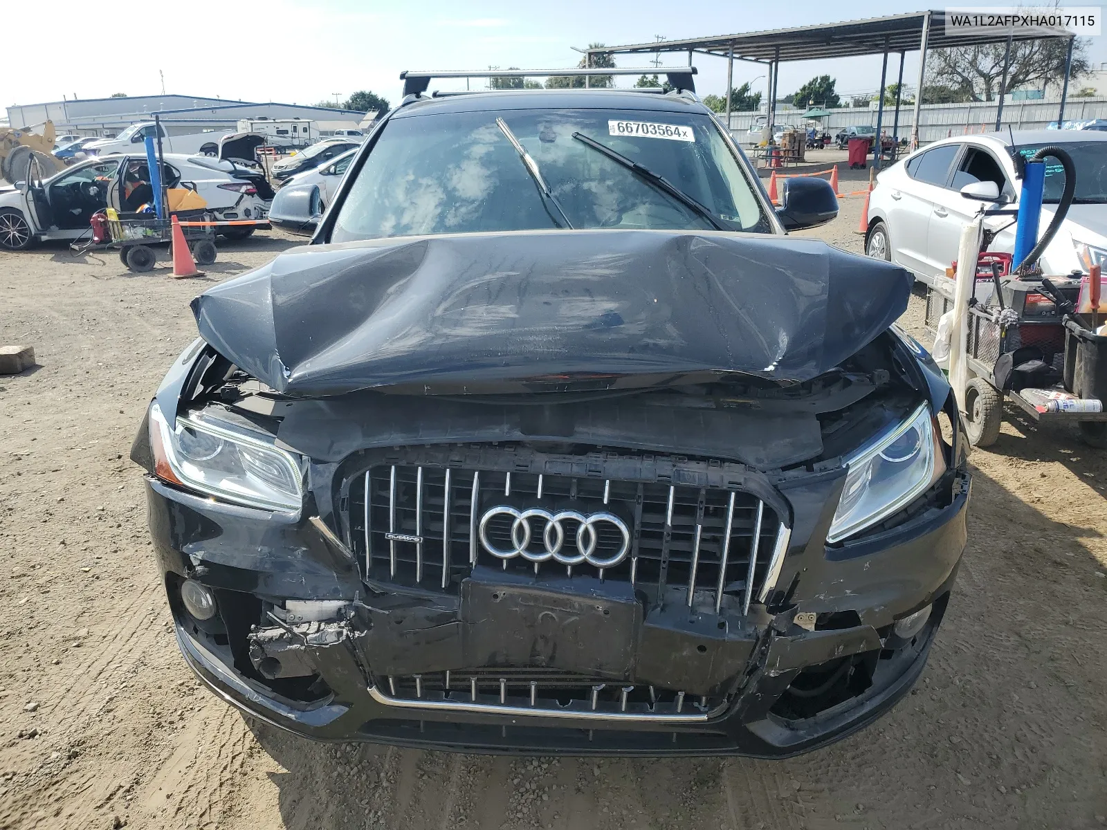 2017 Audi Q5 Premium Plus VIN: WA1L2AFPXHA017115 Lot: 66703564