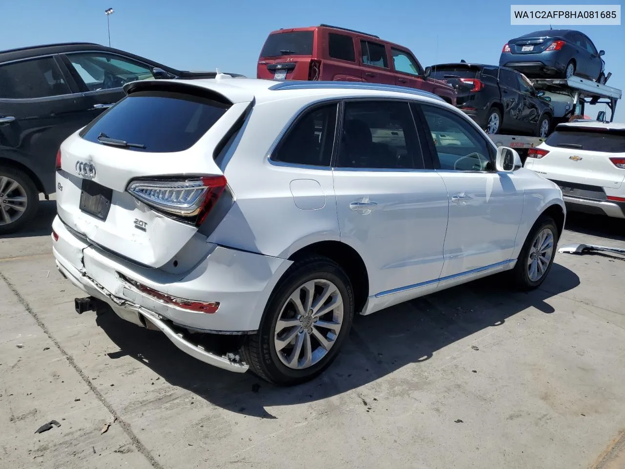 2017 Audi Q5 Premium VIN: WA1C2AFP8HA081685 Lot: 68346234