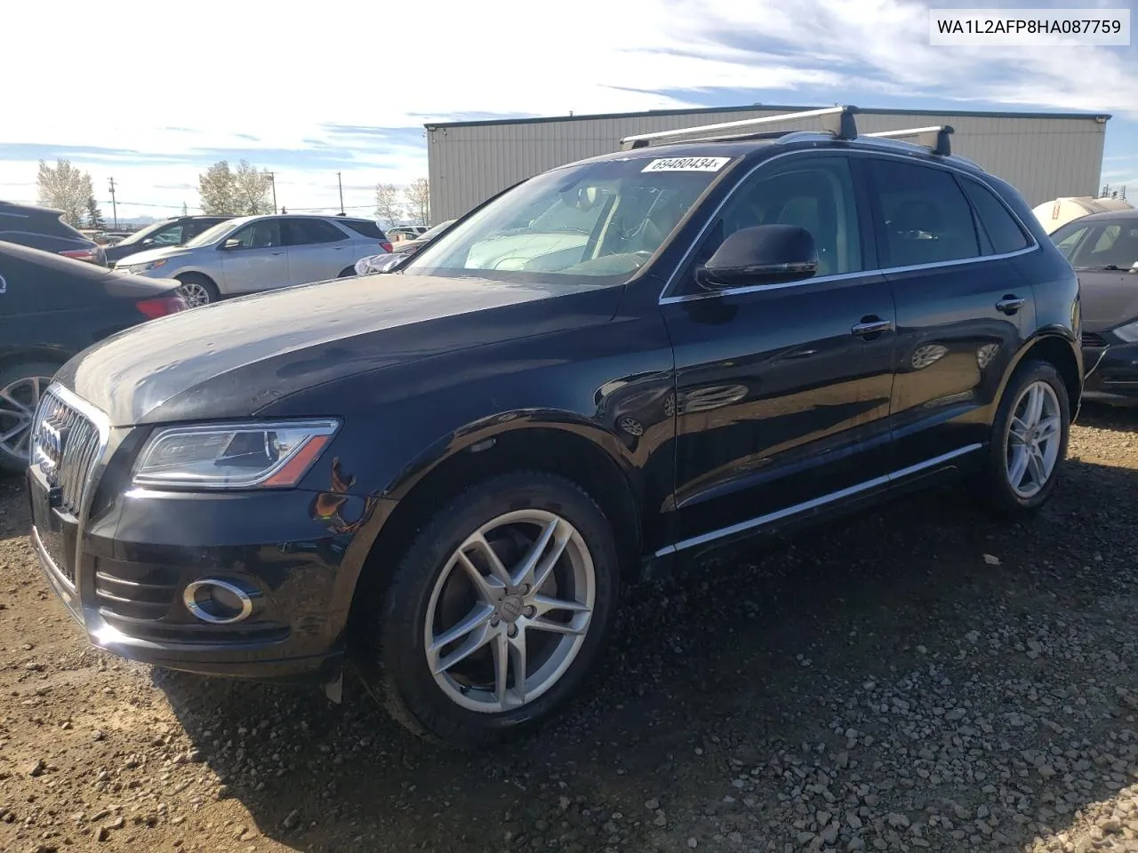 2017 Audi Q5 Premium Plus VIN: WA1L2AFP8HA087759 Lot: 69480434