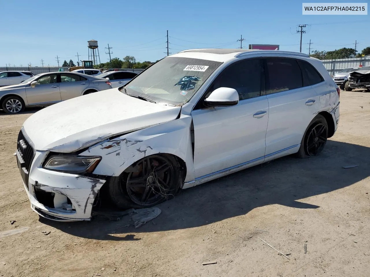 2017 Audi Q5 Premium VIN: WA1C2AFP7HA042215 Lot: 69812954