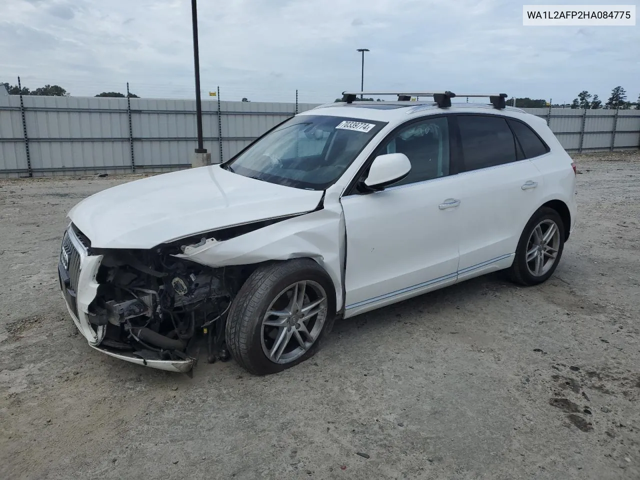 2017 Audi Q5 Premium Plus VIN: WA1L2AFP2HA084775 Lot: 70339774