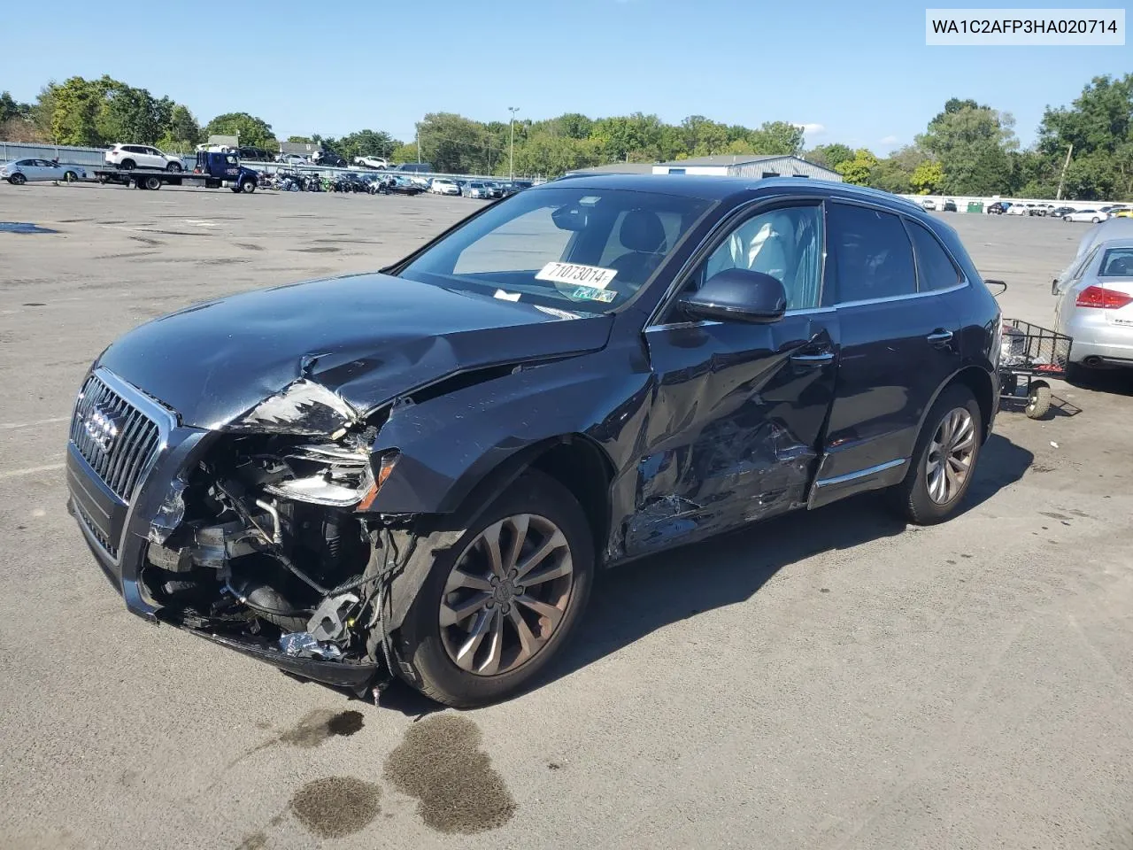 2017 Audi Q5 Premium VIN: WA1C2AFP3HA020714 Lot: 71073014