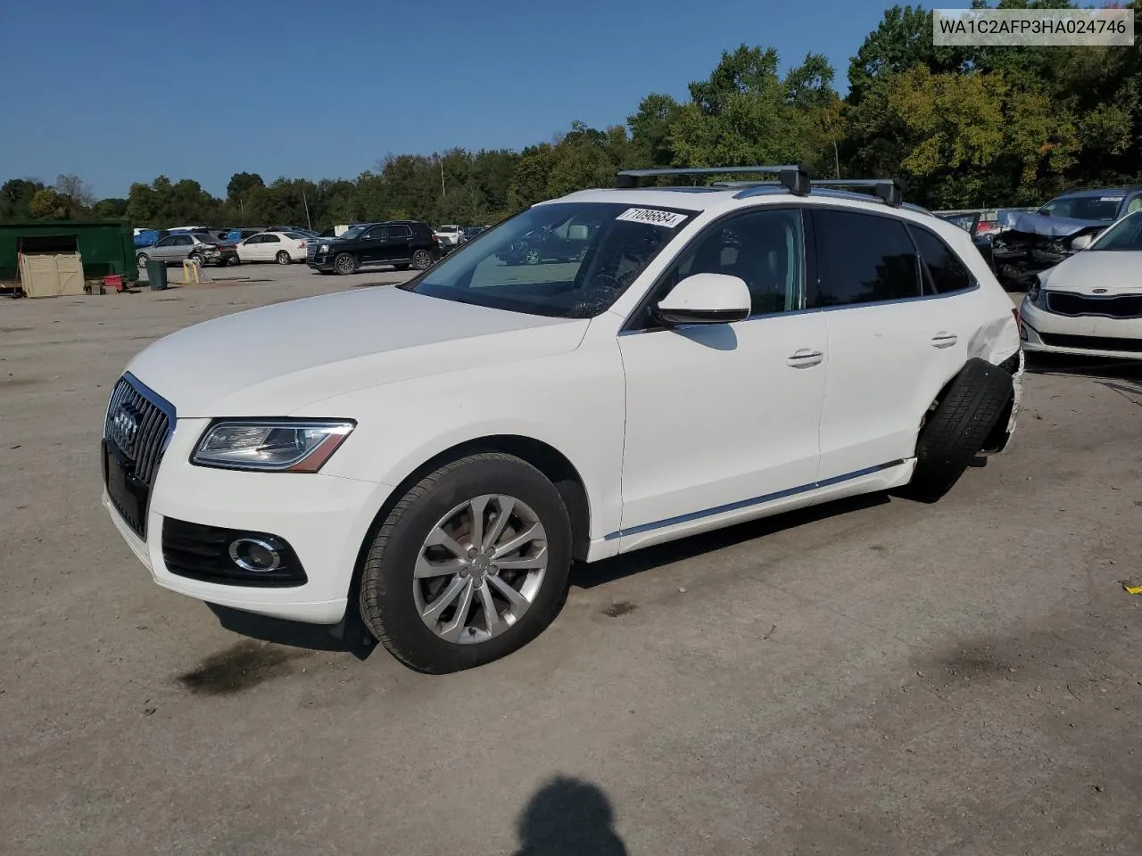 2017 Audi Q5 Premium VIN: WA1C2AFP3HA024746 Lot: 71096684