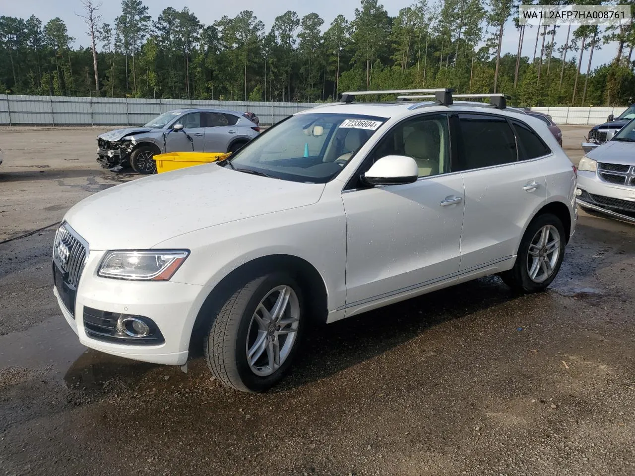 2017 Audi Q5 Premium Plus VIN: WA1L2AFP7HA008761 Lot: 72336604