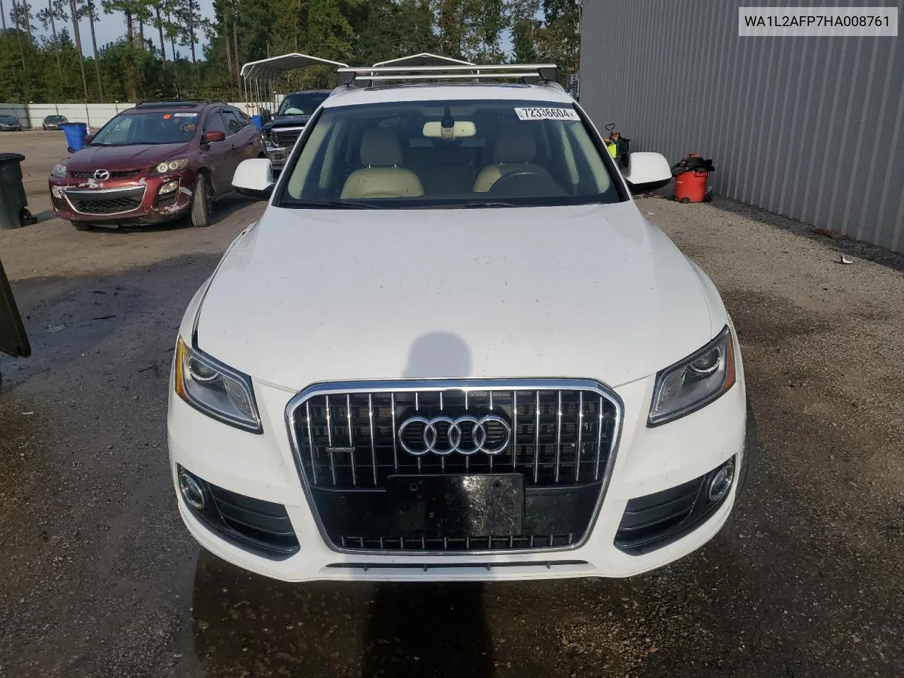 2017 Audi Q5 Premium Plus VIN: WA1L2AFP7HA008761 Lot: 72336604