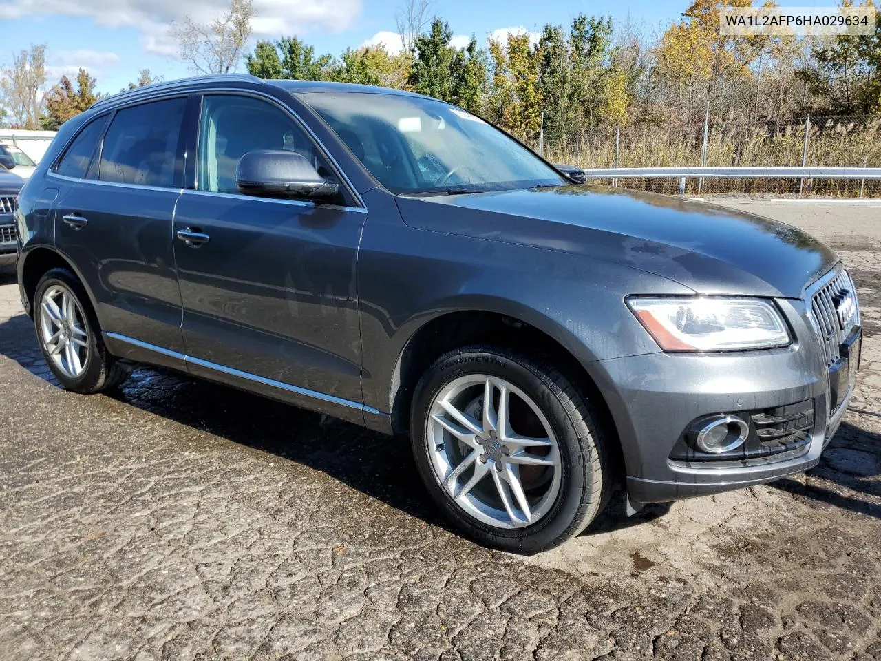 2017 Audi Q5 Premium Plus VIN: WA1L2AFP6HA029634 Lot: 76248954