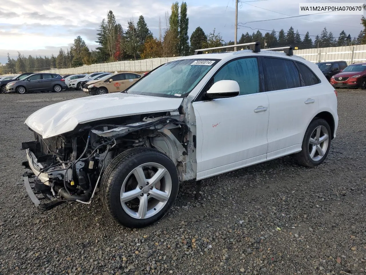 2017 Audi Q5 Premium Plus VIN: WA1M2AFP0HA070670 Lot: 76590014