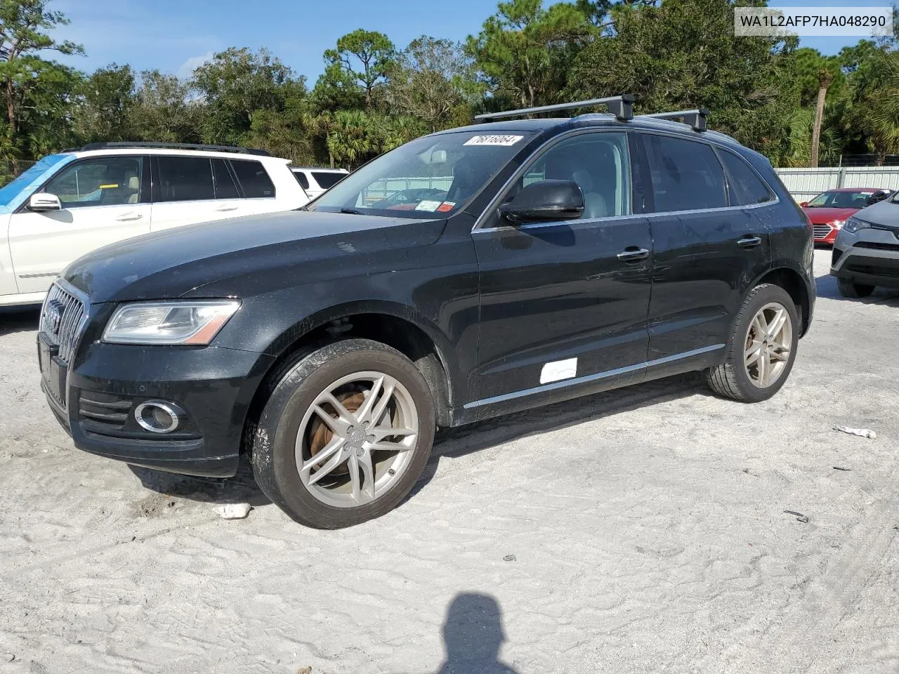 2017 Audi Q5 Premium Plus VIN: WA1L2AFP7HA048290 Lot: 76816064