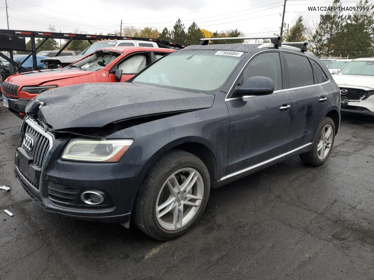 2017 Audi Q5 Premium VIN: WA1C2AFP1HA097999 Lot: 77958884