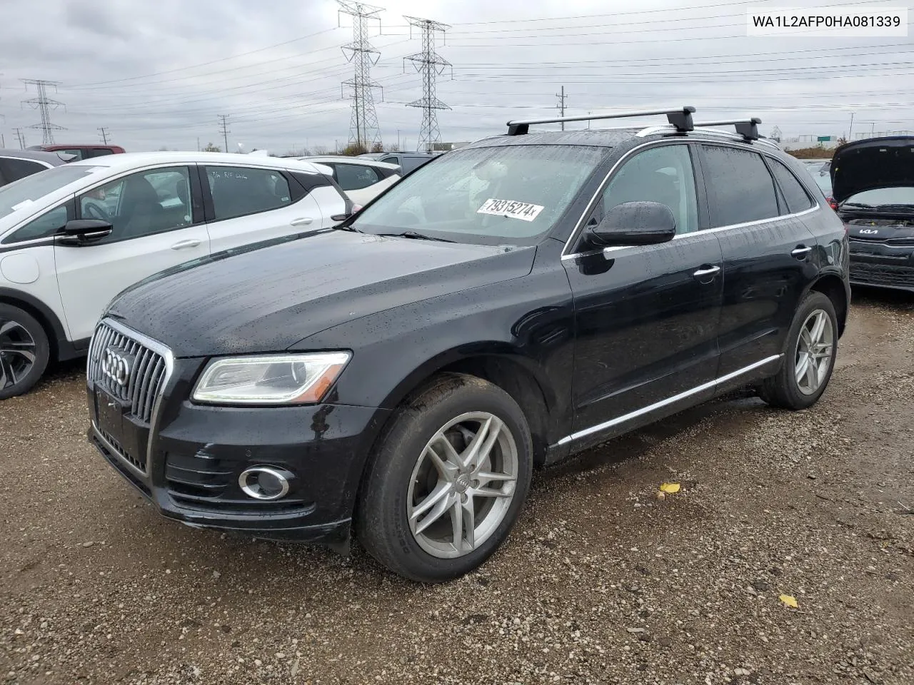 2017 Audi Q5 Premium Plus VIN: WA1L2AFP0HA081339 Lot: 79315274