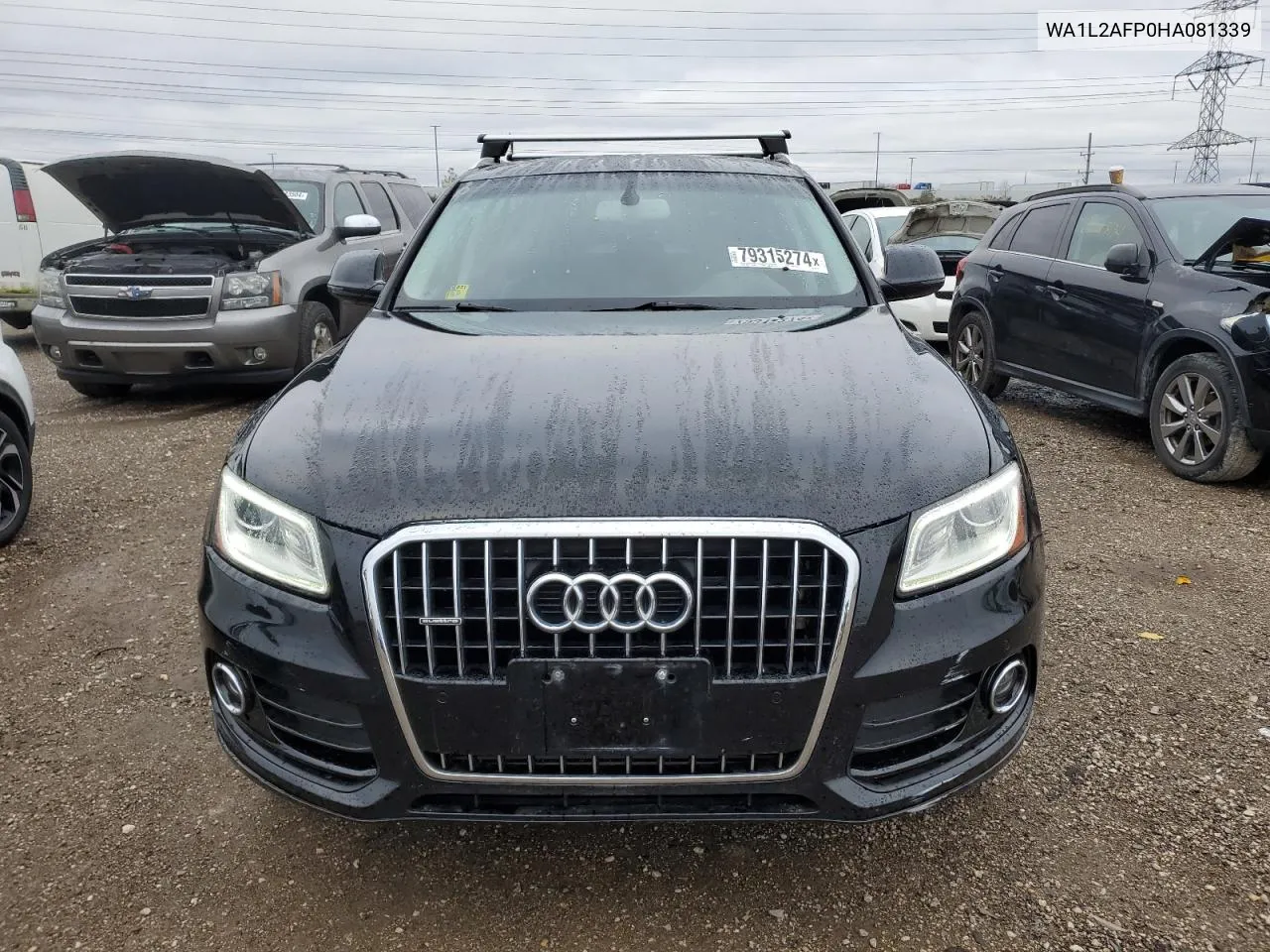 2017 Audi Q5 Premium Plus VIN: WA1L2AFP0HA081339 Lot: 79315274