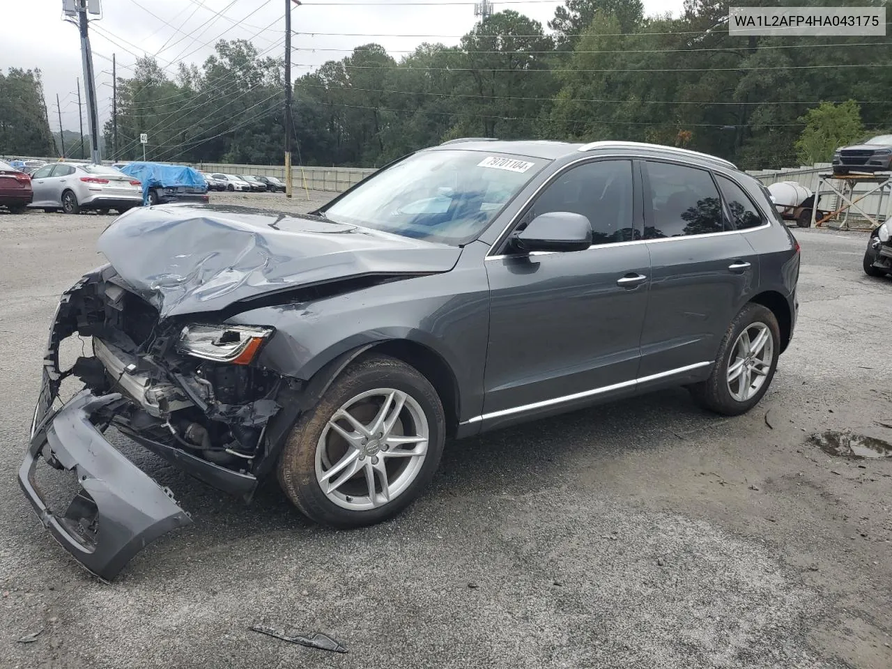 2017 Audi Q5 Premium Plus VIN: WA1L2AFP4HA043175 Lot: 79701104