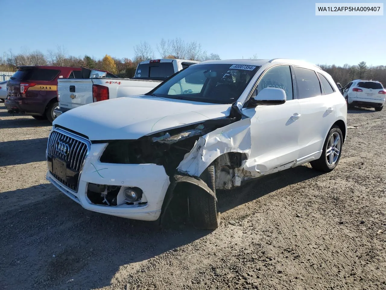 2017 Audi Q5 Premium Plus VIN: WA1L2AFP5HA009407 Lot: 80007354