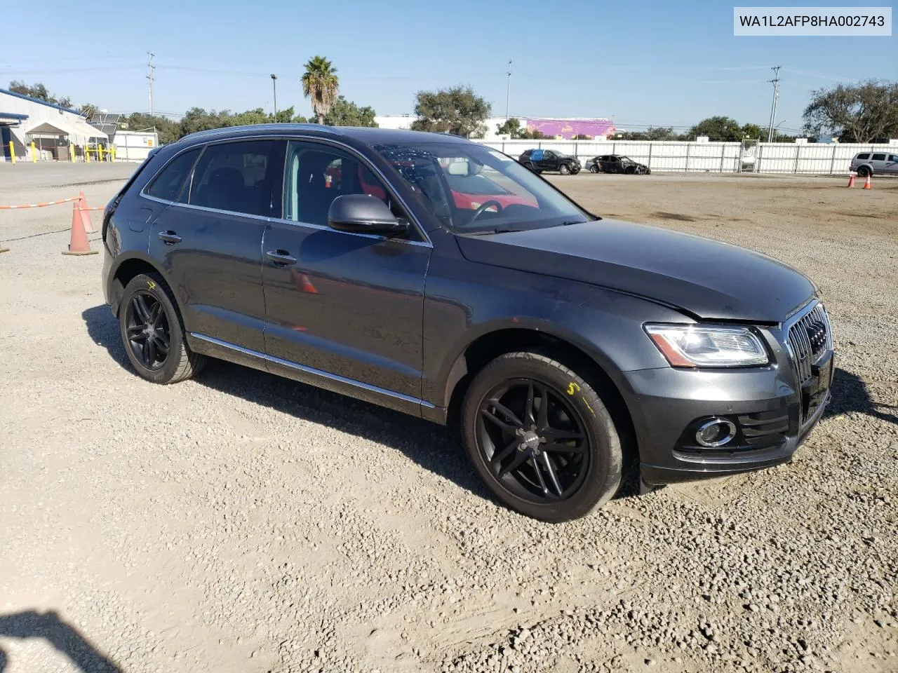 2017 Audi Q5 Premium Plus VIN: WA1L2AFP8HA002743 Lot: 80392504