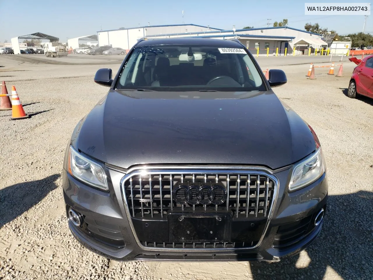 2017 Audi Q5 Premium Plus VIN: WA1L2AFP8HA002743 Lot: 80392504