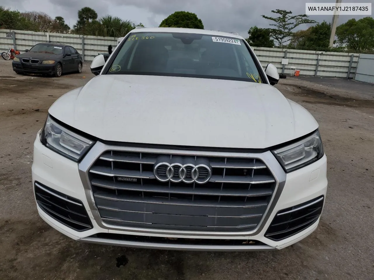 2018 Audi Q5 Premium VIN: WA1ANAFY1J2187435 Lot: 51959224