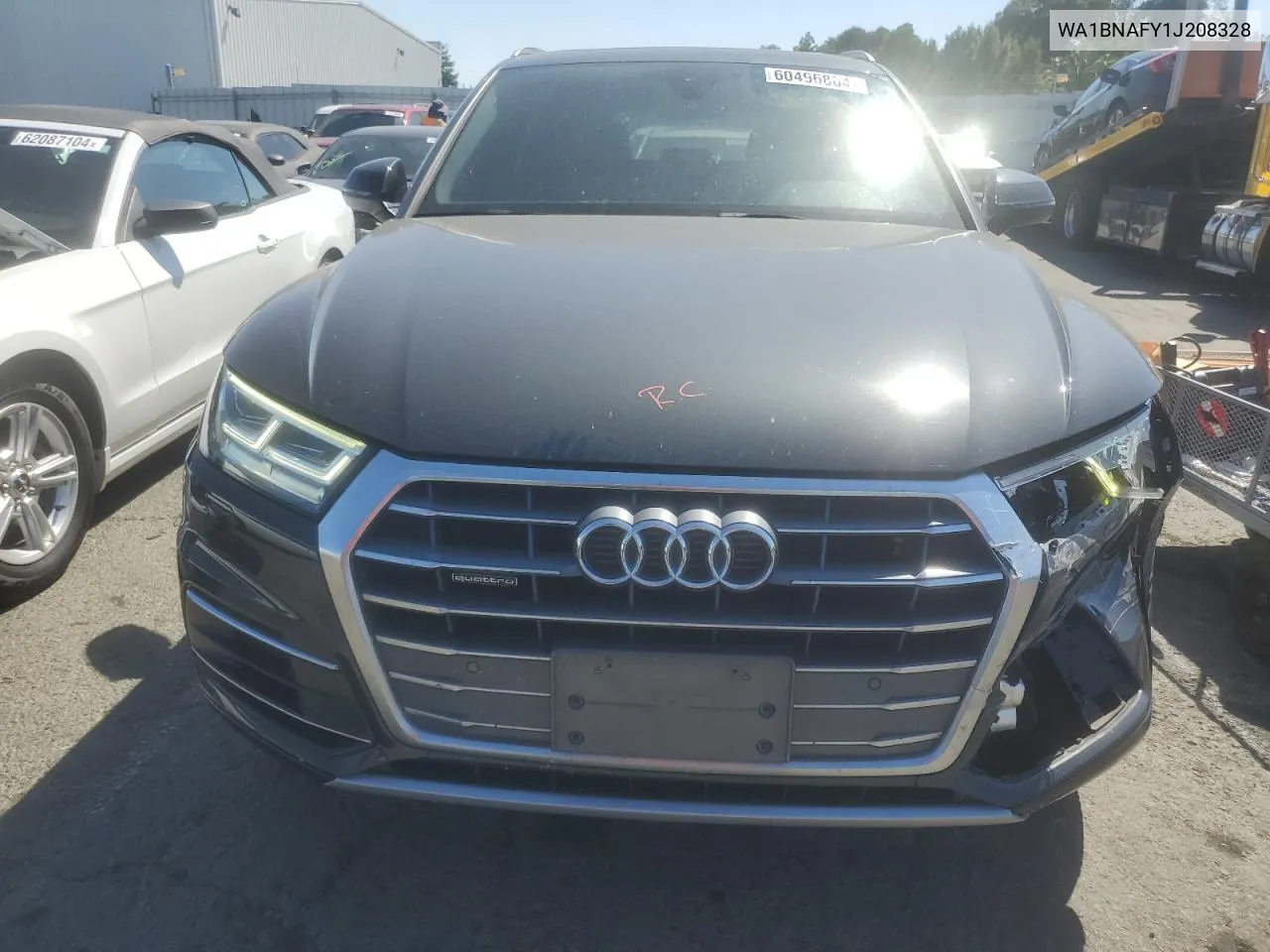 2018 Audi Q5 Premium Plus VIN: WA1BNAFY1J208328 Lot: 60496804