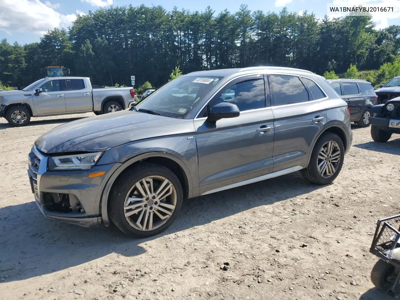 2018 Audi Q5 Premium Plus VIN: WA1BNAFY8J2016671 Lot: 60758804