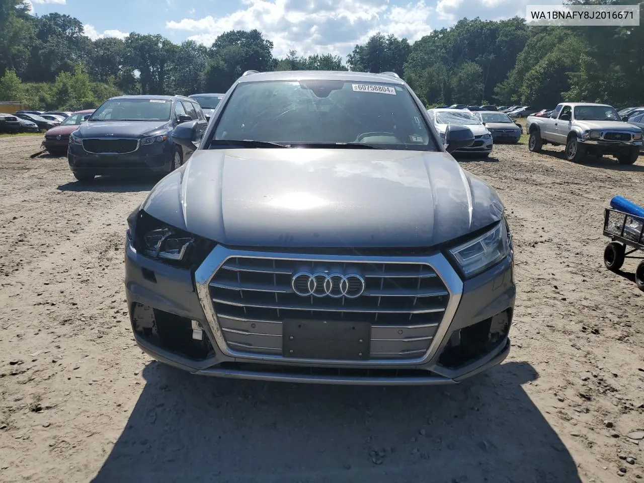 2018 Audi Q5 Premium Plus VIN: WA1BNAFY8J2016671 Lot: 60758804