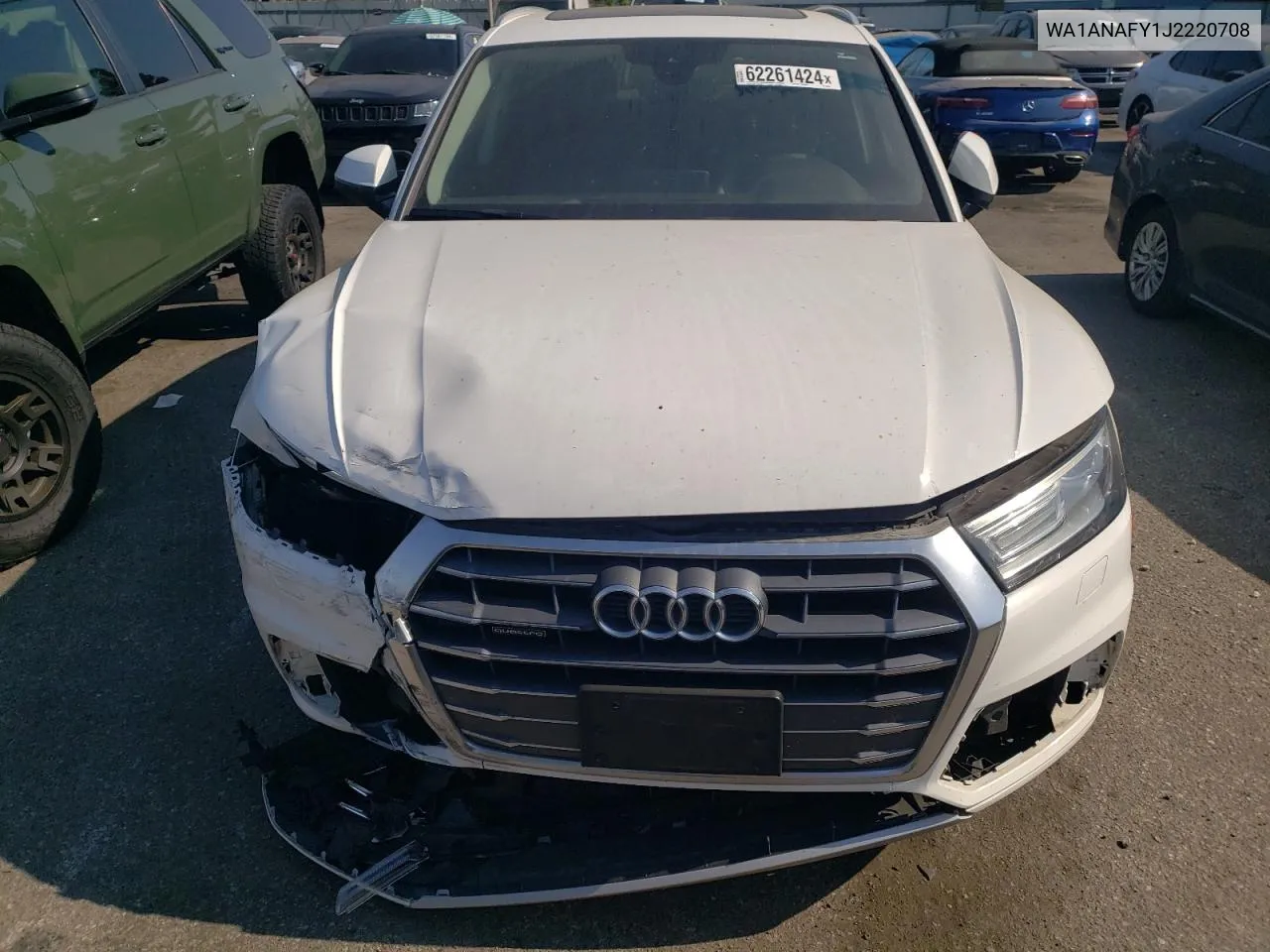 WA1ANAFY1J2220708 2018 Audi Q5 Premium