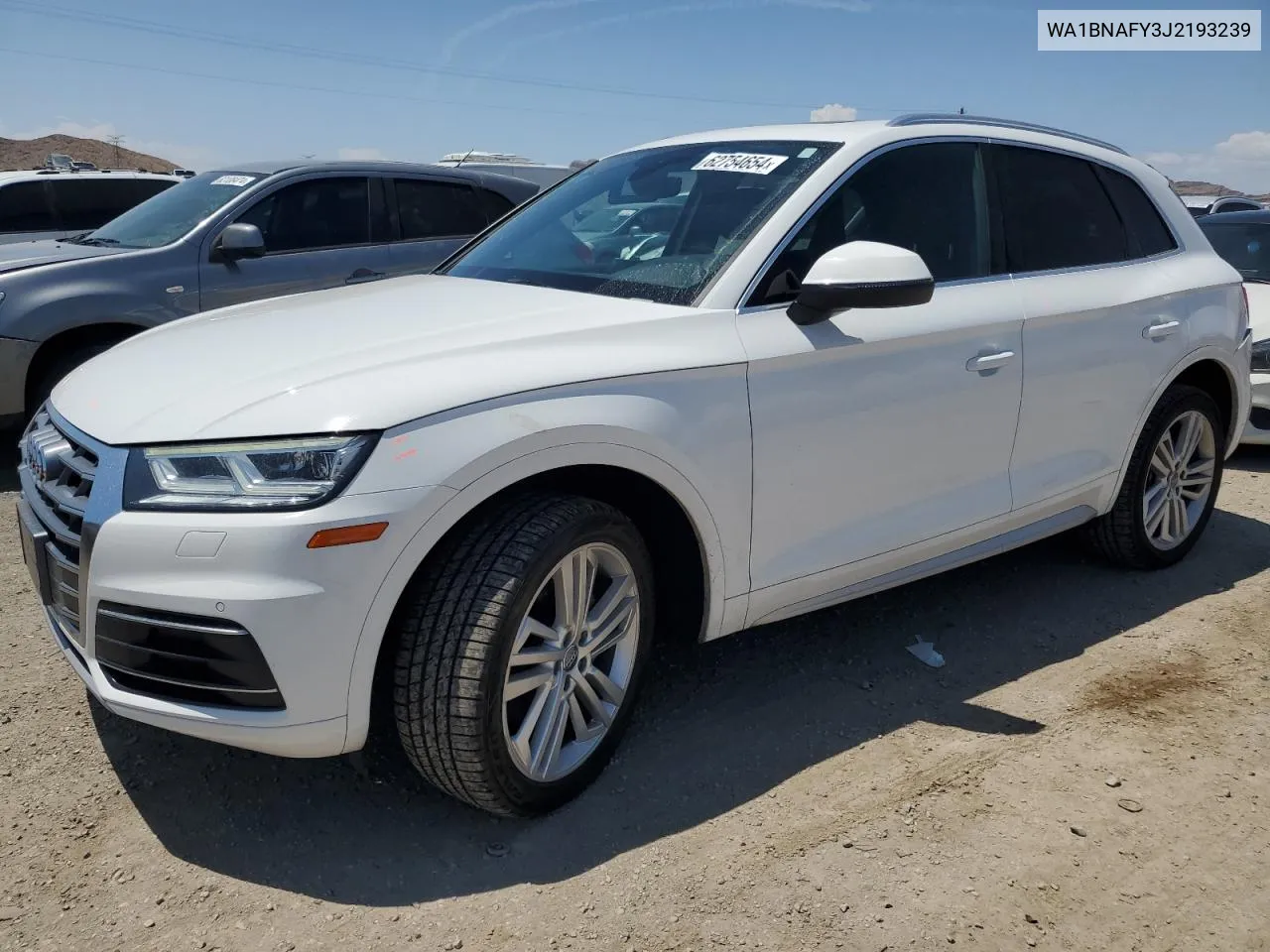 2018 Audi Q5 Premium Plus VIN: WA1BNAFY3J2193239 Lot: 62754654