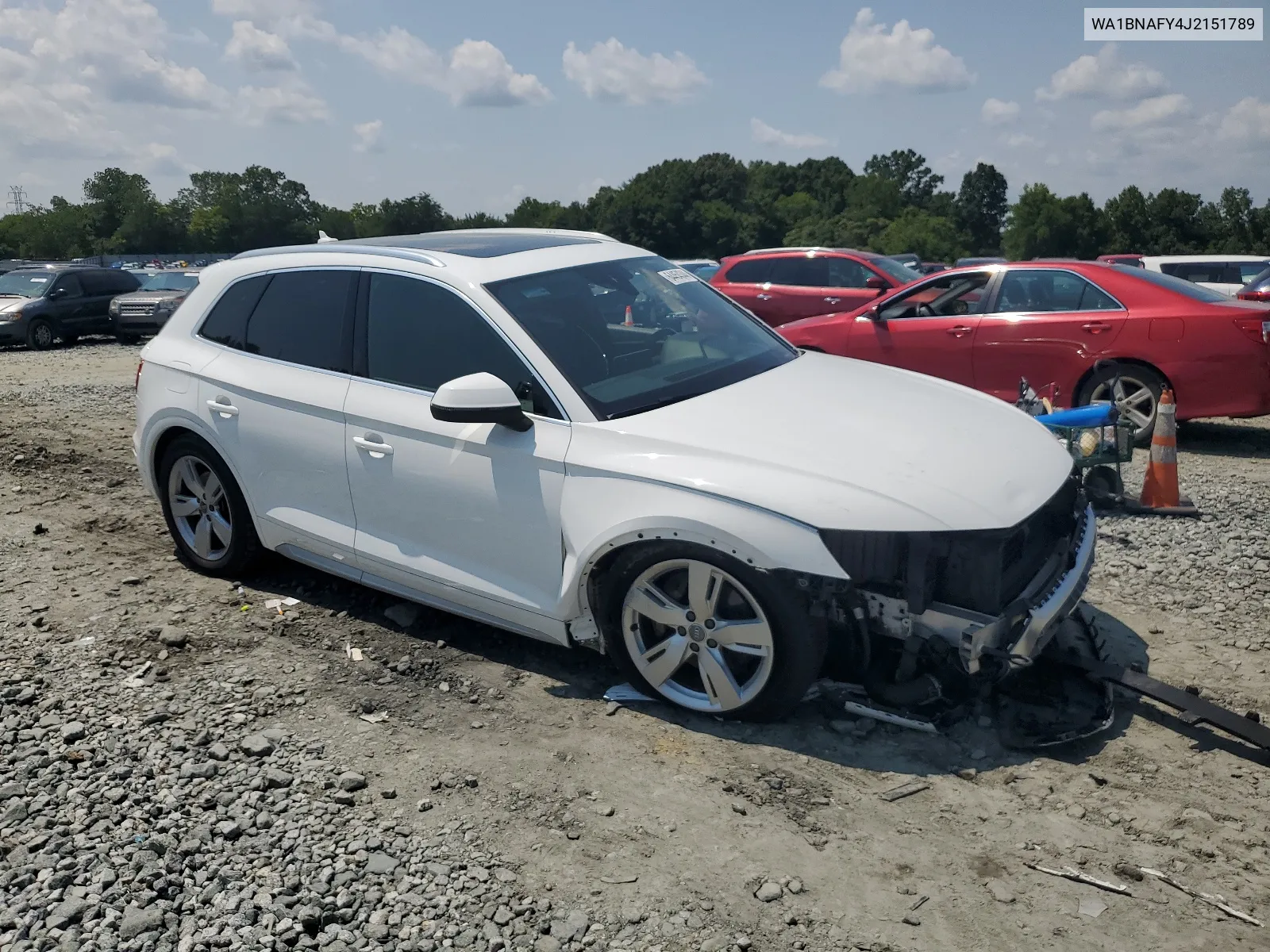 2018 Audi Q5 Premium Plus VIN: WA1BNAFY4J2151789 Lot: 64454344