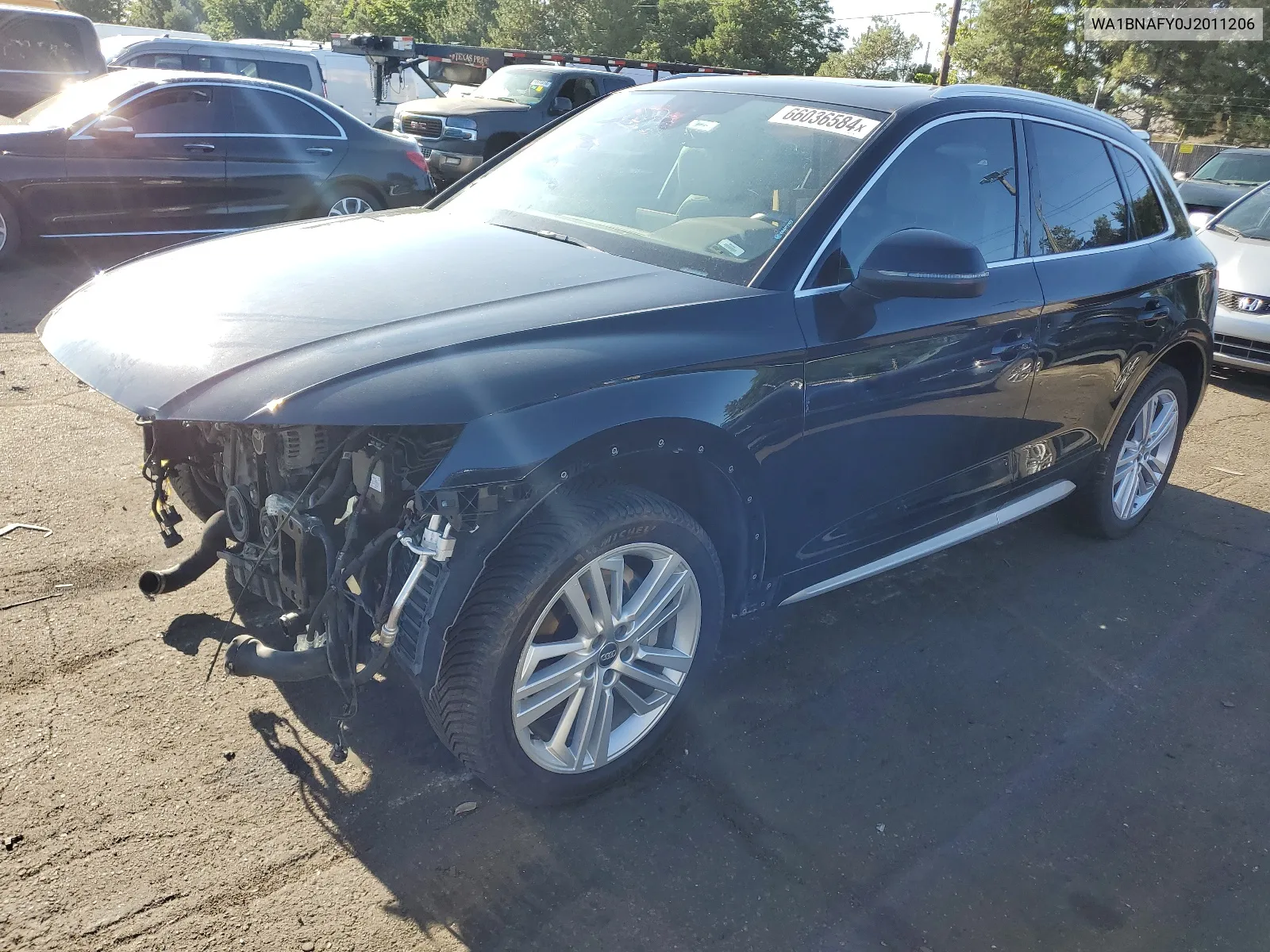 2018 Audi Q5 Premium Plus VIN: WA1BNAFY0J2011206 Lot: 66036584