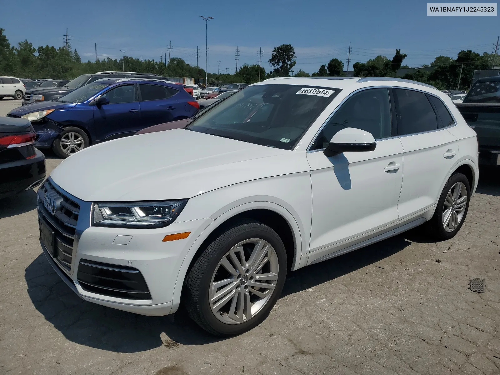 2018 Audi Q5 Premium Plus VIN: WA1BNAFY1J2245323 Lot: 66559584