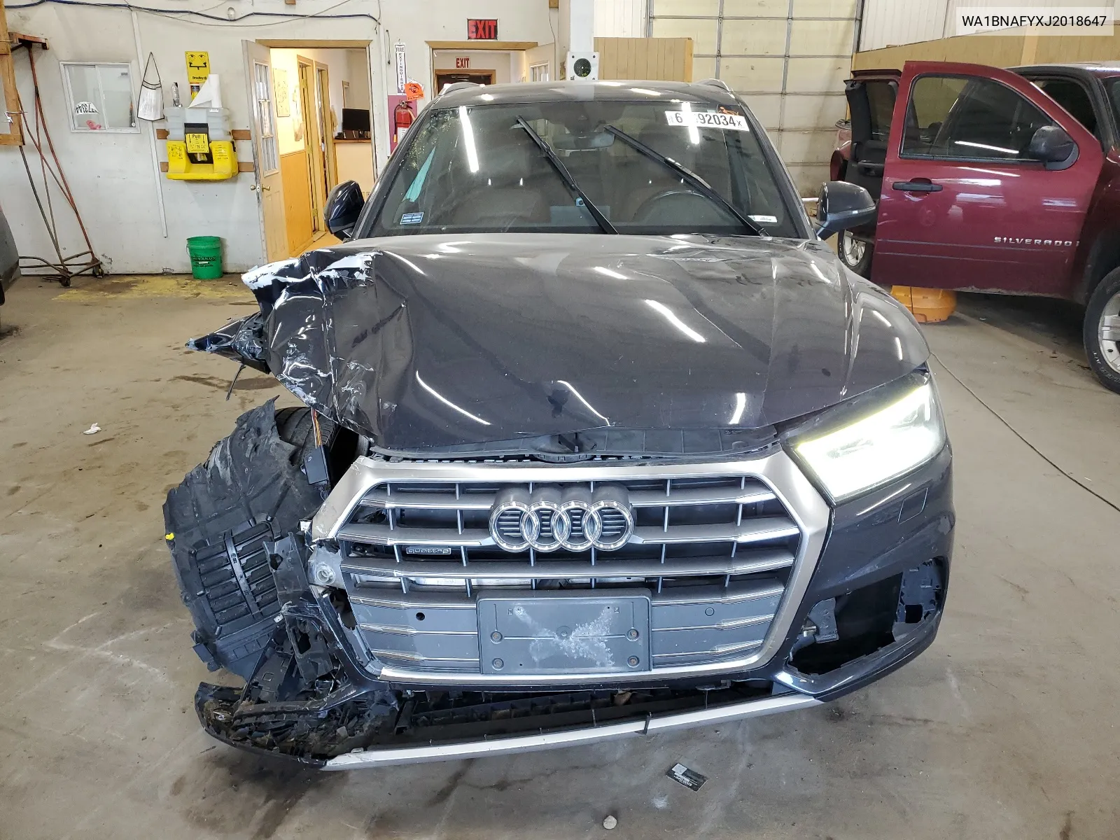 2018 Audi Q5 Premium Plus VIN: WA1BNAFYXJ2018647 Lot: 67692034