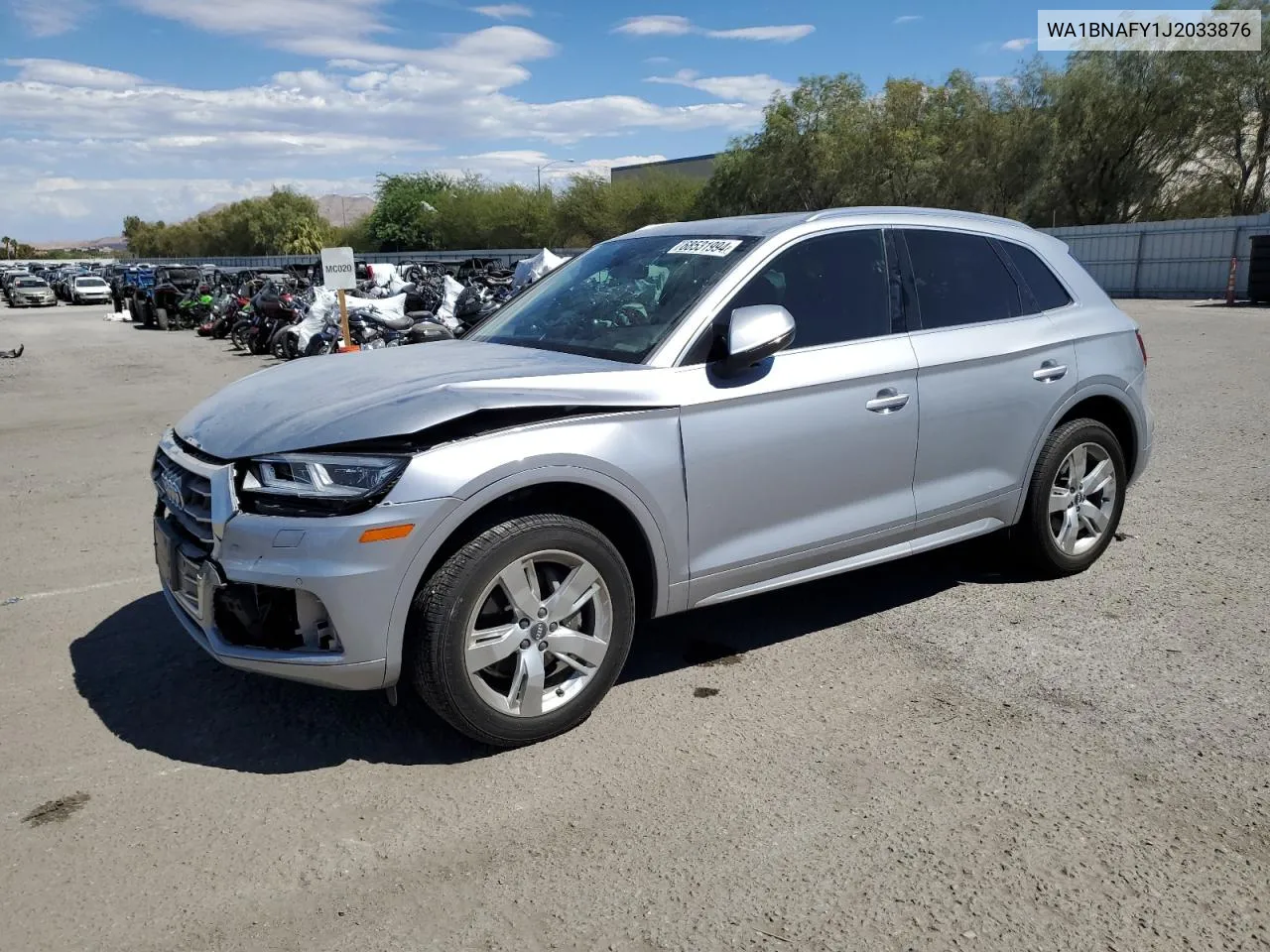 2018 Audi Q5 Premium Plus VIN: WA1BNAFY1J2033876 Lot: 68531994