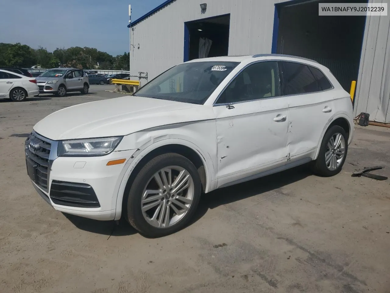 2018 Audi Q5 Premium Plus VIN: WA1BNAFY9J2012239 Lot: 68540374