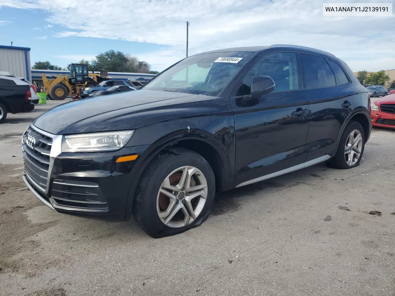 WA1ANAFY1J2139191 2018 Audi Q5 Premium