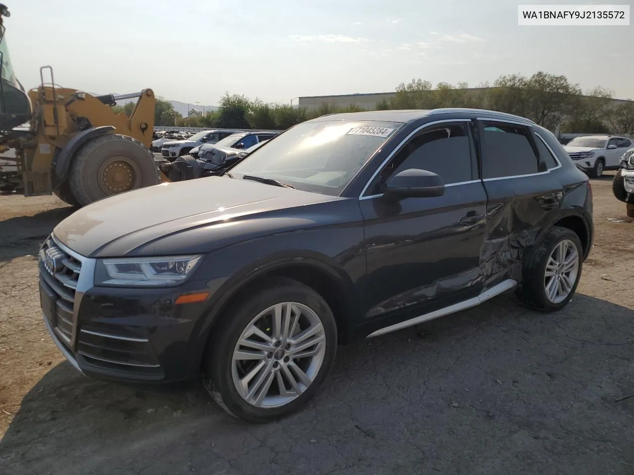 2018 Audi Q5 Premium Plus VIN: WA1BNAFY9J2135572 Lot: 71045284