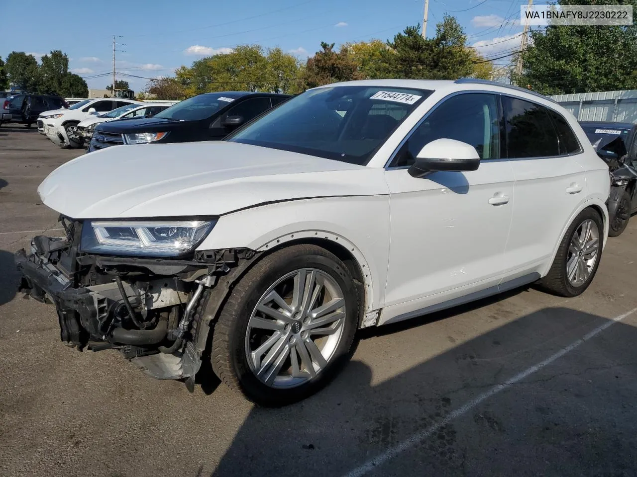 2018 Audi Q5 Premium Plus VIN: WA1BNAFY8J2230222 Lot: 71544774