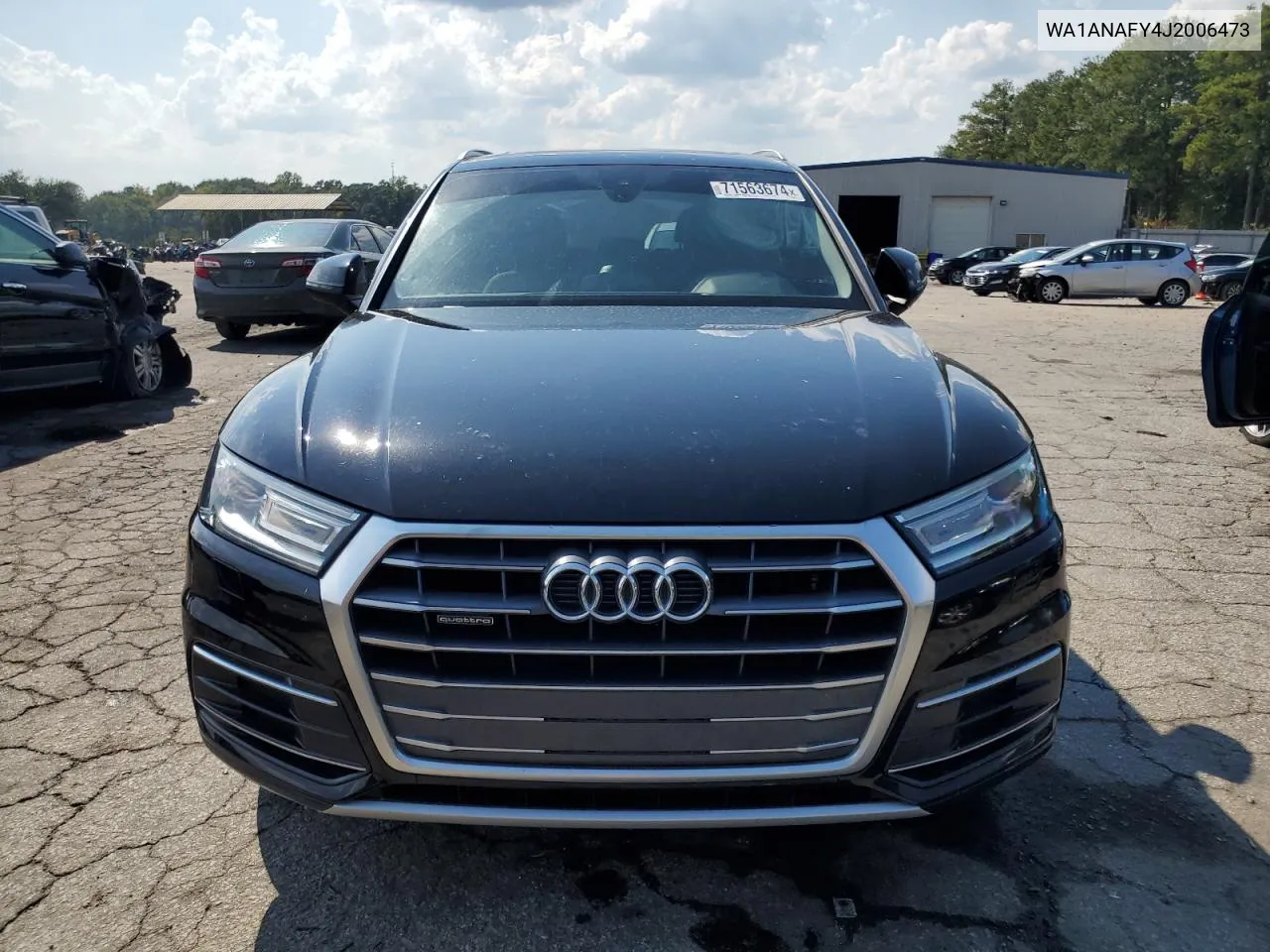 2018 Audi Q5 Premium VIN: WA1ANAFY4J2006473 Lot: 71563674