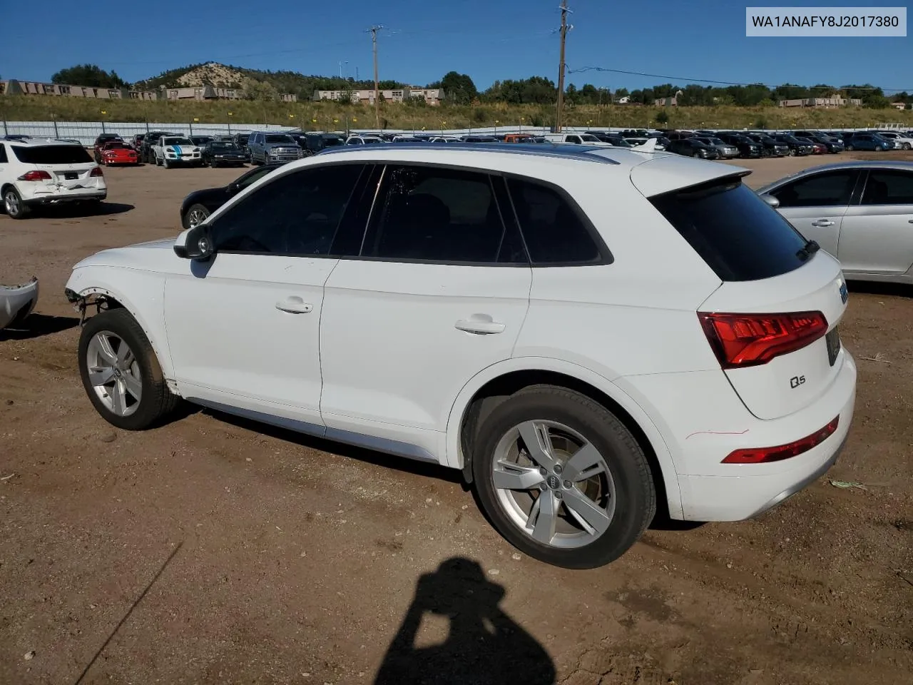 WA1ANAFY8J2017380 2018 Audi Q5 Premium