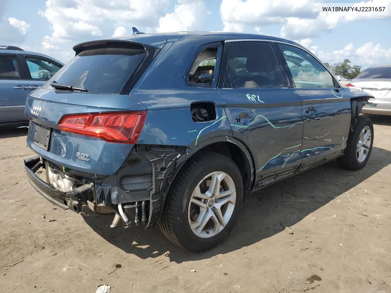 2018 Audi Q5 Premium Plus VIN: WA1BNAFY4J2231657 Lot: 71630644