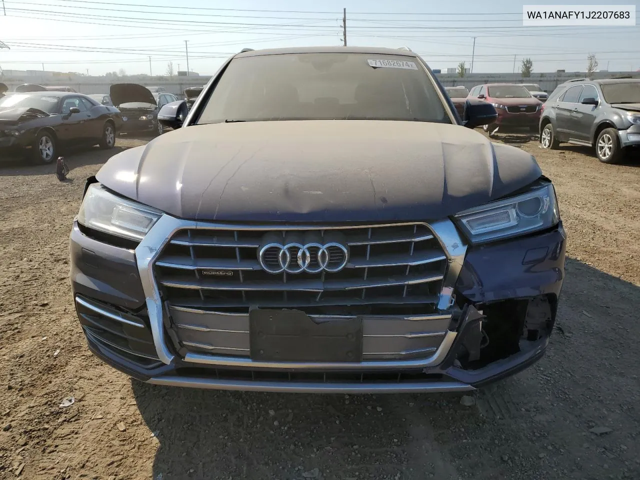 WA1ANAFY1J2207683 2018 Audi Q5 Premium