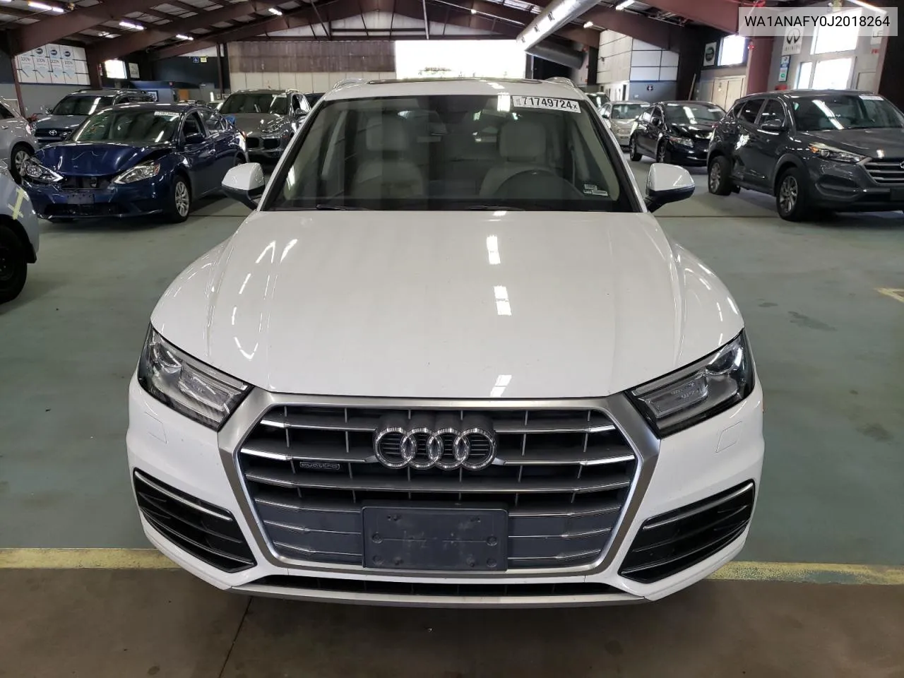 2018 Audi Q5 Premium VIN: WA1ANAFY0J2018264 Lot: 71749724