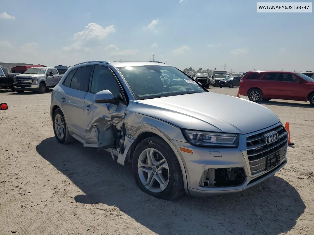 WA1ANAFY6J2138747 2018 Audi Q5 Premium