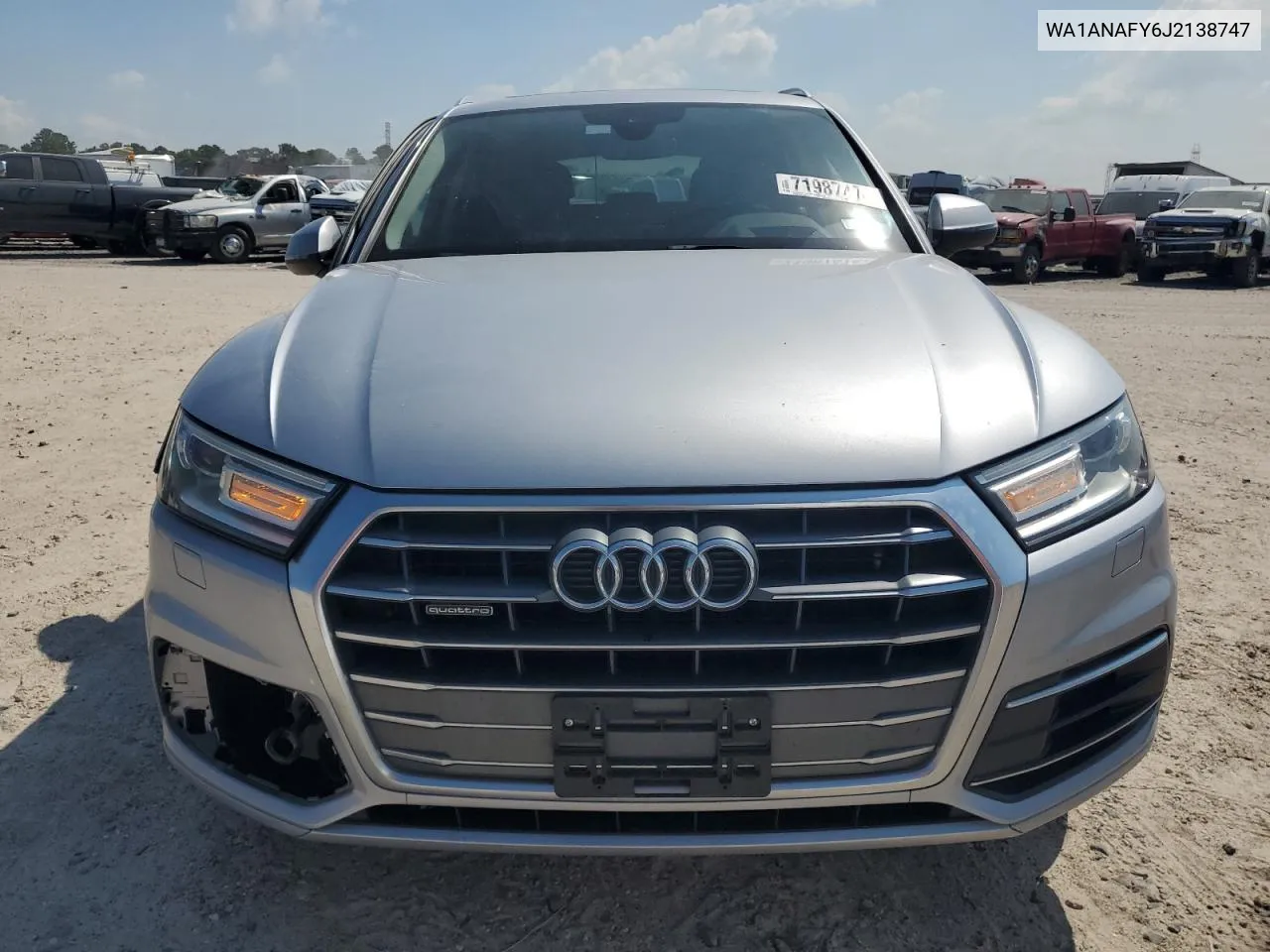 2018 Audi Q5 Premium VIN: WA1ANAFY6J2138747 Lot: 71987474