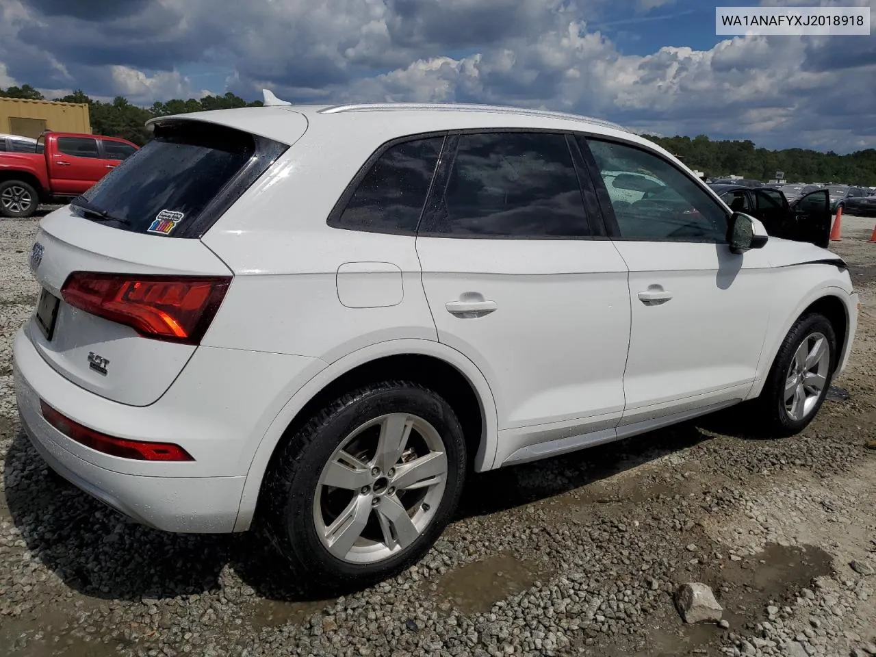 2018 Audi Q5 Premium VIN: WA1ANAFYXJ2018918 Lot: 72028514