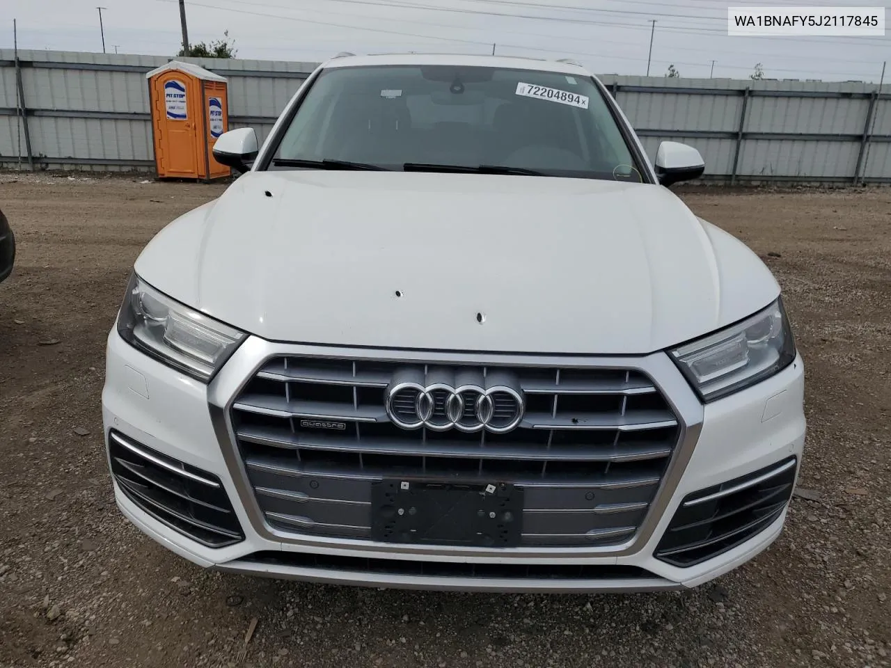 2018 Audi Q5 Premium Plus VIN: WA1BNAFY5J2117845 Lot: 72204894