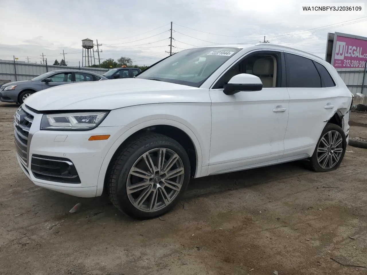 2018 Audi Q5 Prestige VIN: WA1CNBFY3J2036109 Lot: 72221044