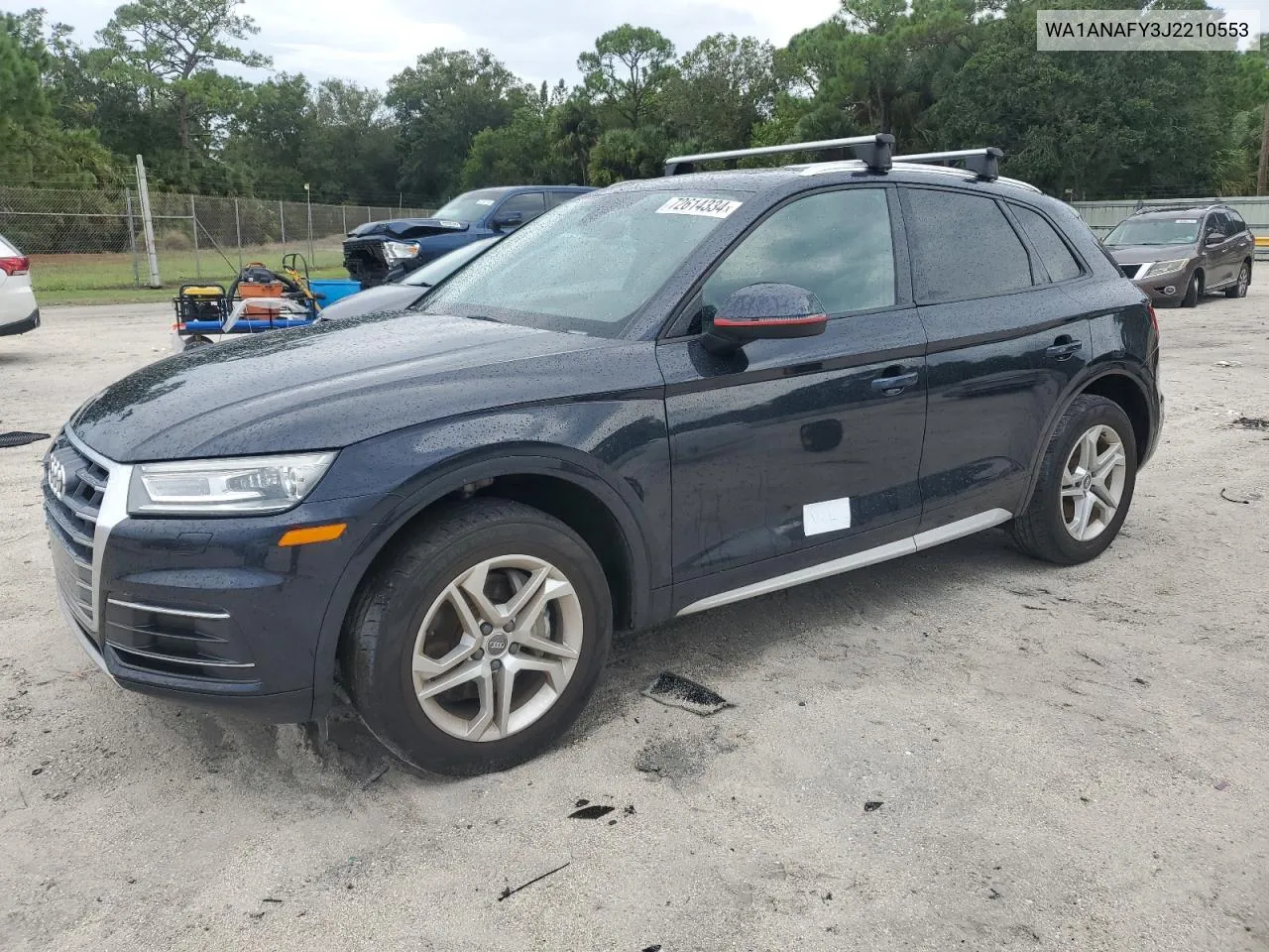 2018 Audi Q5 Premium VIN: WA1ANAFY3J2210553 Lot: 72614334