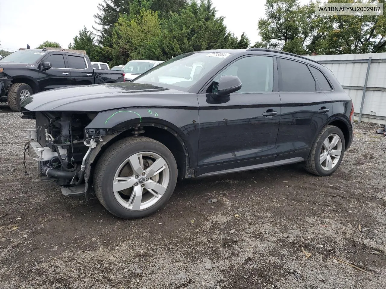 2018 Audi Q5 Premium Plus VIN: WA1BNAFY9J2002987 Lot: 72713964