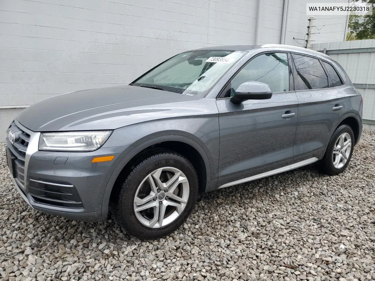 2018 Audi Q5 Premium VIN: WA1ANAFY5J2230318 Lot: 73093854