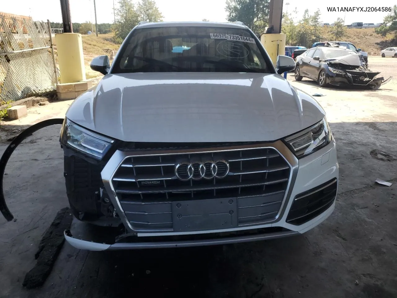 2018 Audi Q5 Premium VIN: WA1ANAFYXJ2064586 Lot: 73351644