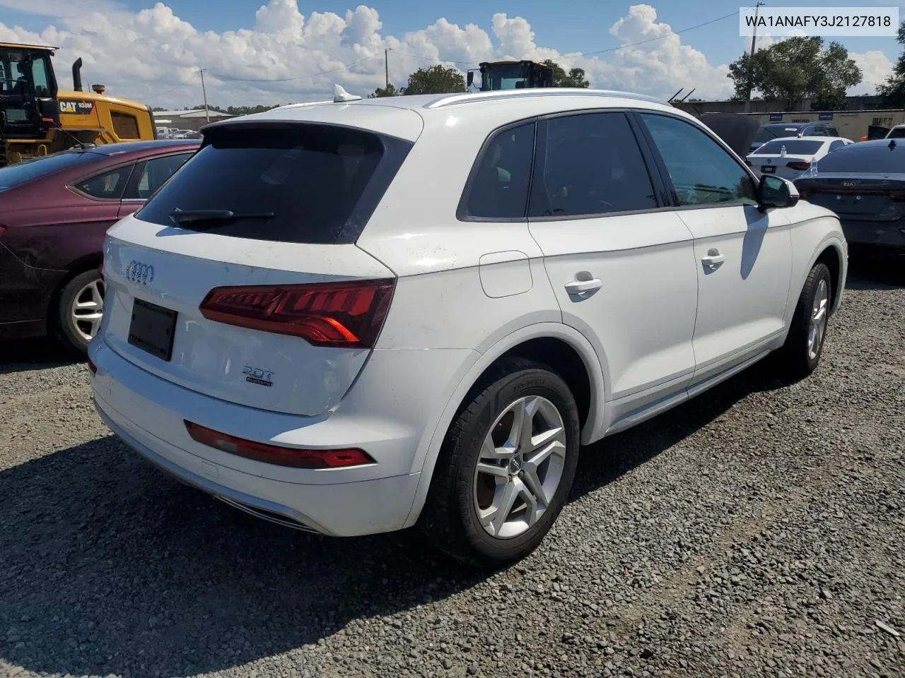 2018 Audi Q5 Premium VIN: WA1ANAFY3J2127818 Lot: 73690554